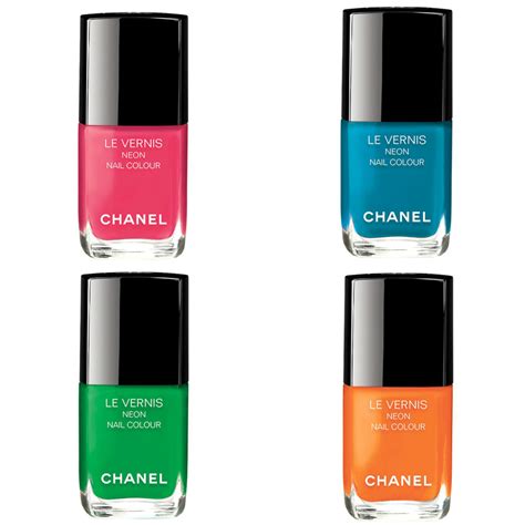 chanel neon nail|Chanel nail color chart.